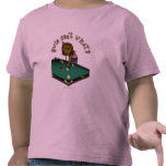 Dark Female Billiards Player Tees
