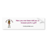 Dark Female Coach Bumperstickers