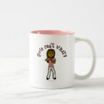 Dark Female Coach Coffee Mugs
