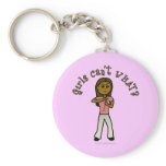 Dark Female Coach Key Chains