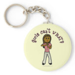 Dark Female Coach Keychains