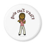Dark Female Coach Magnets