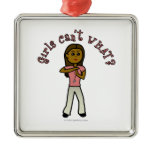 Dark Female Coach Ornaments