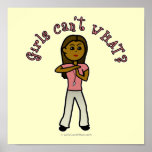 Dark Female Coach Posters
