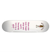 Dark Female Coach Skateboard Decks