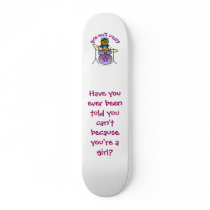 Dark Female Drummer skateboards by girlscantwhat Dark Female Drummer skateboards