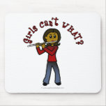 View more Dark Female Flute Player Mousepads personalized gift ideas for girls Dark Female Flute Player Mousepads