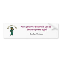 Dark Female Graduate in Green Cap and Gown bumper stickers