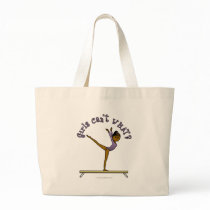 Dark Female Gymnast on Balance Beam bags by girlscantwhat Dark Female Gymnast on Balance Beam bags