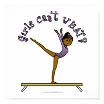 Dark Female Gymnast on Balance Beam posters by girlscantwhat Dark Female Gymnast on Balance Beam posters