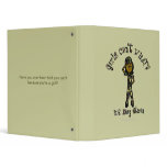 Dark Female Navy Veteran binders