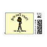 Dark Female Navy Veteran Postage Stamp