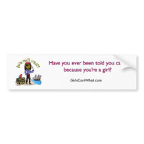 Dark Female Pirate Bumper Stickers