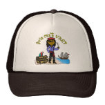 Dark Female Pirate Mesh Hat