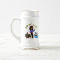 Dark Female Pirate Coffee Mugs