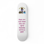 Dark Female Pirate Custom Skateboard