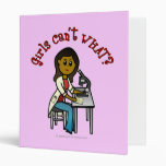 Dark Female Scientist Binders