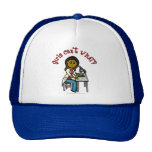 Dark Female Scientist Trucker Hat