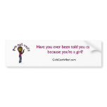 Dark Female Sharpshooter Bumperstickers