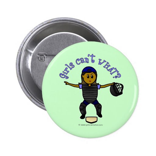 Dark Female Umpire Pin