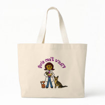 Dark Female Veterinarian bags