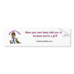 View more Dark Female Veterinarian Bumperstickers personalized gift ideas for girls Dark Female Veterinarian Bumperstickers