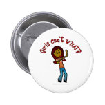 Dark Female Vocalist Buttons