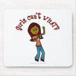 Dark Female Vocalist Mousepad