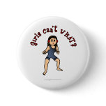 Dark Female Wrestler Buttons