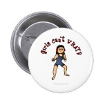 Dark Female Wrestler Buttons