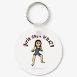 Dark Female Wrestler Keychains