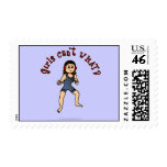 View more Dark Female Wrestler Stamps personalized gift ideas for girls Dark Female Wrestler Stamps