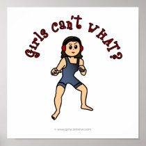 Dark Female Wrestler posters