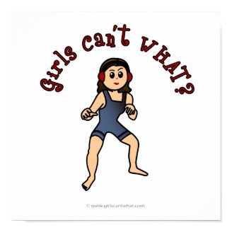 Dark Female Wrestler Posters