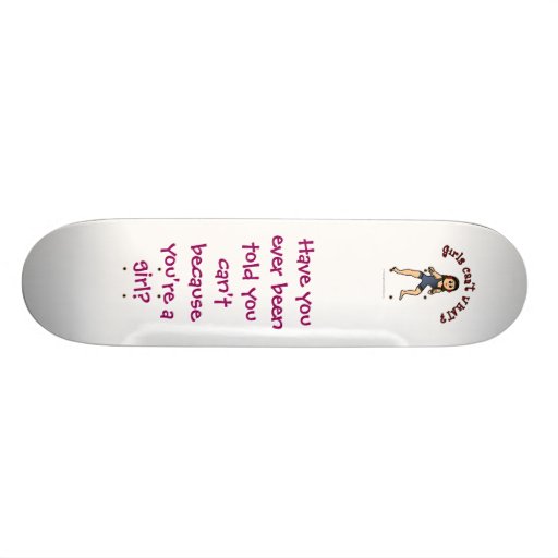 Dark Female Wrestler Skate Decks