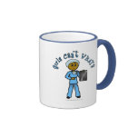 Dark Female X-Ray Technologist Mugs