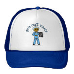 Dark Female X-Ray Technologist Trucker Hats