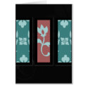 Dark Floral Print cards by NixxysPicks Dark Floral Print cards
