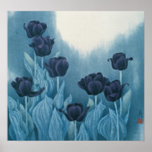 Dark Flowers Poster