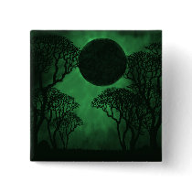 Dark Forest Eclipse Button, Green
