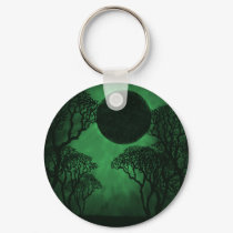 Dark Forest Eclipse Keychain