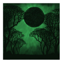 Dark Forest Eclipse Poster posters