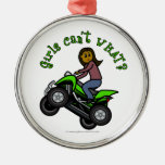 Dark Four Wheeler Christmas Tree Ornament