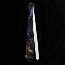 Dark Fractal Swirl Tie by webgrrl Dark Fractal Swirl Tie