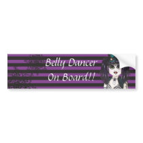 Dark Fusion Belly Dancer On Board Car Sticker Bumper Stickers