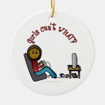 Dark Gamer Girl Ornaments