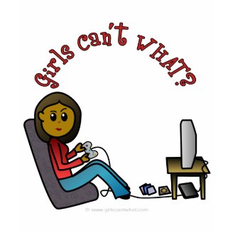 Dark Gamer Girl Tshirt