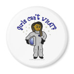 View more Dark Girl Astronaut Magnets personalized gift ideas for girls Dark Girl Astronaut Magnets