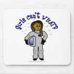 View more Dark Girl Astronaut Mousepads personalized gift ideas for girls Dark Girl Astronaut Mousepads