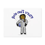 View more Dark Girl Astronaut Postcards personalized gift ideas for girls Dark Girl Astronaut Postcards